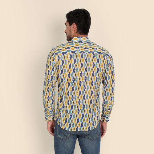 Aman Ikat Printed Shirt for Men