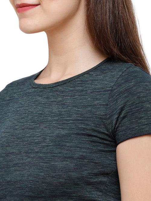 Identiti Women Round Neck Crop Tee