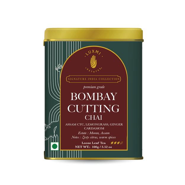 Bombay Cutting Chai | 100 gm | LUXMI Signature Tea | Assam CTC, Lemon Grass, Ginger, Cardamom