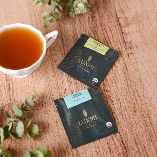 Luxmi Estates Sampler Tea Assortment | 15 TEA BAGS | 15 TB *2g = 30g