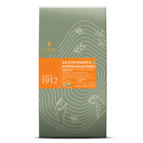 Ashwagandha Turmeric | 25 Tea Bags | Organic Herbal Tea