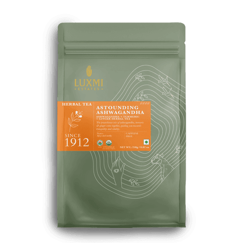 Ashwagandha Turmeric Herbal Tea | 250 Gms Loose | Organic Herbal Tea