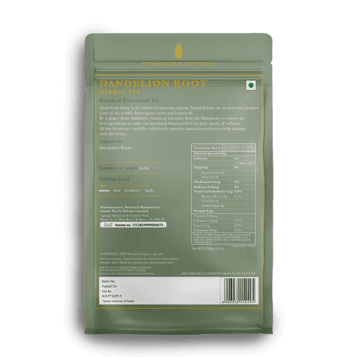 Dandelion Root | 50 Tea Bags | Organic Herbal Tea