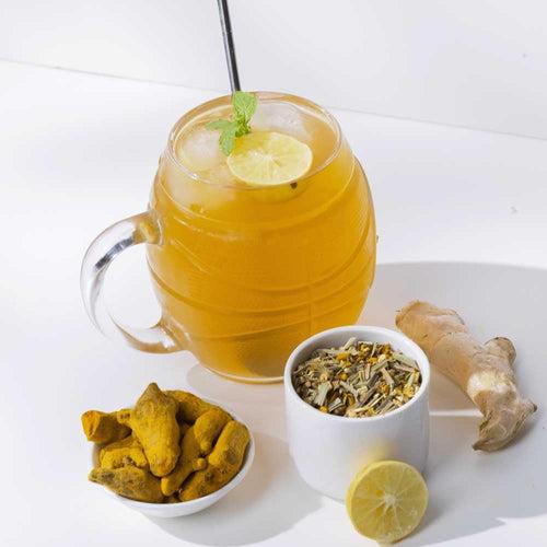 Ashwagandha Turmeric Herbal Tea | 250 Gms Loose | Organic Herbal Tea