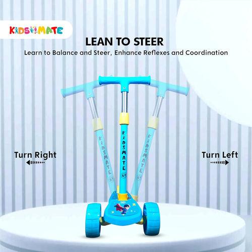 Kidsmate Rider Pro Kick Scooter | Broad PU LED Wheels