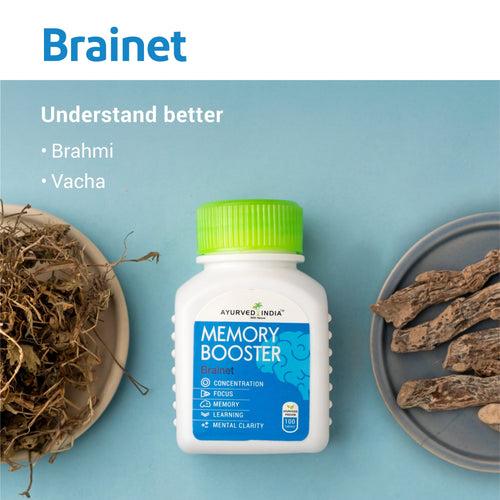 Brainet (Memory Booster) | 100 Tablets