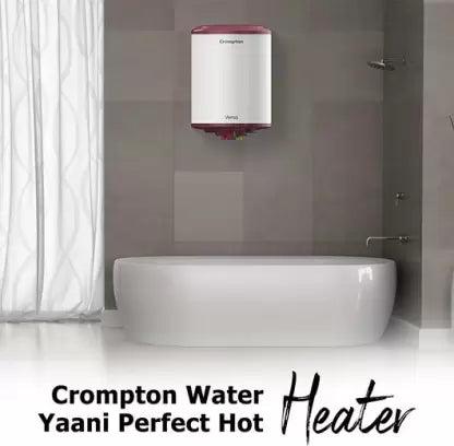 Crompton 15 L Storage Water Geyser (ASWH-3515, White)