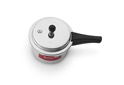 Butterfly Standard Aluminium Pressure Cooker, 5 Litre, Silver