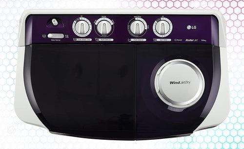 LG 8.5 kg Semi Automatic Top Load Washing Machine, Color: Purple (P8535SPMZ)