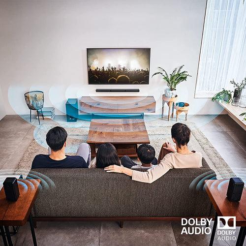 Sony HT-S40R Real 5.1ch Dolby Audio Soundbar for TV with Subwoofer & Wireless Rear Speakers, 5.1ch Home Theatre System (600W, Bluetooth & USB Connectivity, HDMI & Optical Connectivity, Sound Mode)