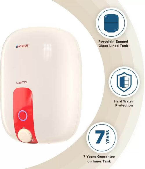 enus 15 L Storage Water Geyser (LYRA 15R Ivory Red)