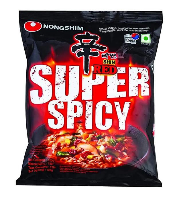 Shin Red Super Spicy Noodles Soup - 120gm