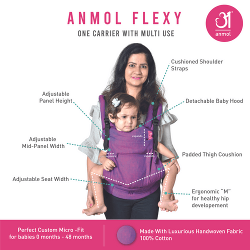 Antara Pink Flexy+Lumbar Support+Droolers