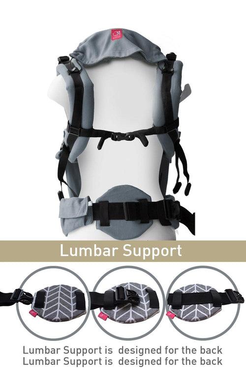 Droolers & Lumbar Support (Light Blue)