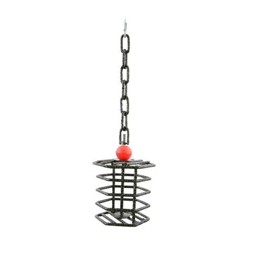 Small Hex Bird Toy Feeder - 14" x 5"