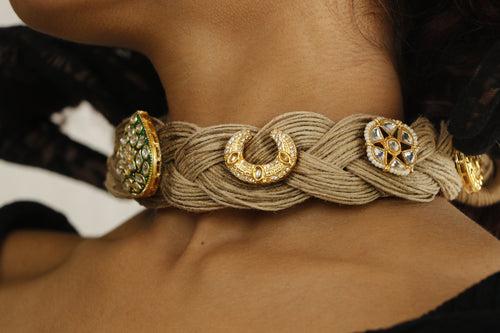 Chitrangada // Ornamental Jute & Kundan Choker // May '24 Edit