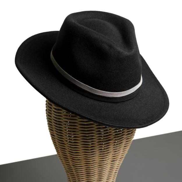 Chokore Vintage Fedora Hat (Black)