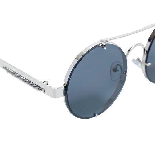 Chokore Retro Polarized Sunglasses (Black & Silver)