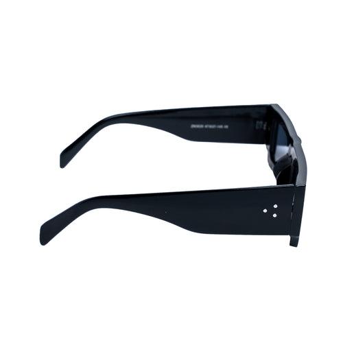 Chokore Thick Frame Rectangle Sunglasses (Black)