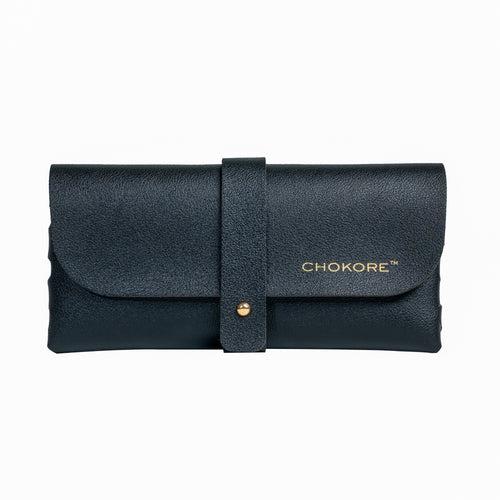 Chokore Thick Frame Rectangle Sunglasses (Black)