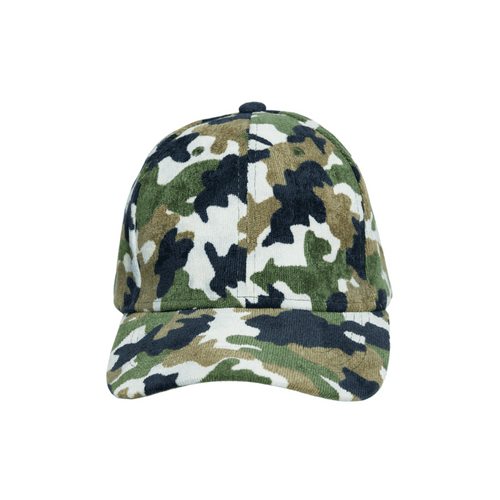 Chokore Camouflage Corduroy Cap (White)