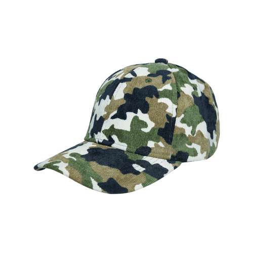 Chokore Camouflage Corduroy Cap (White)