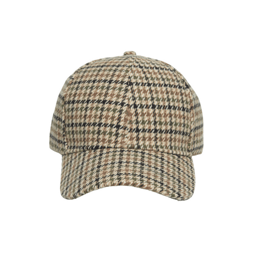 Chokore Autumn Herringbone Pattern Baseball Cap (Light Brown)