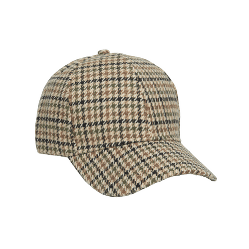 Chokore Autumn Herringbone Pattern Baseball Cap (Light Brown)