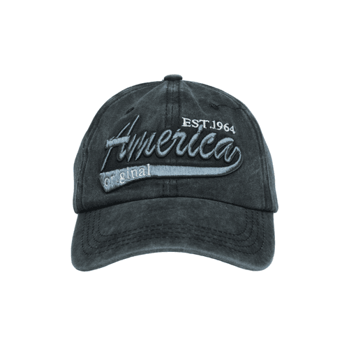 Chokore American Embroidered Baseball Cap (Gray)