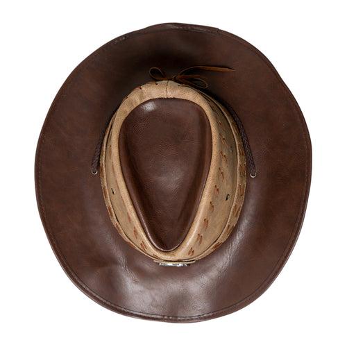 Chokore Dual Colour Classic Cowboy Hat (Brown)