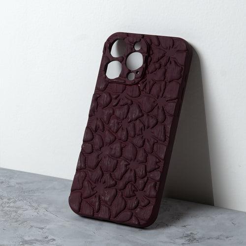 Chokore 3D Petal Design Cover (Brown) for iPhone