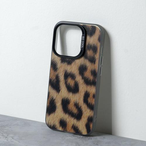 Chokore Cheetah Stamp Cover (Brown) for iPhone