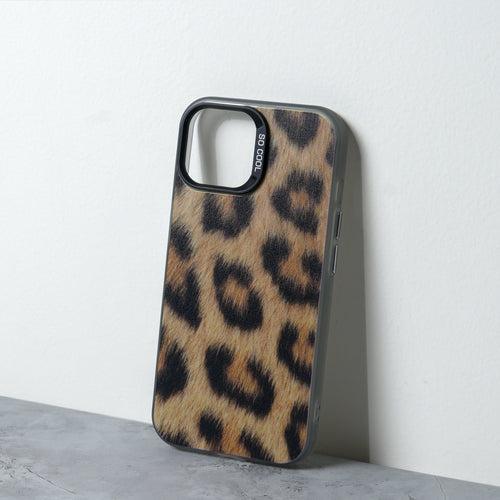 Chokore Cheetah Stamp Cover (Brown) for iPhone