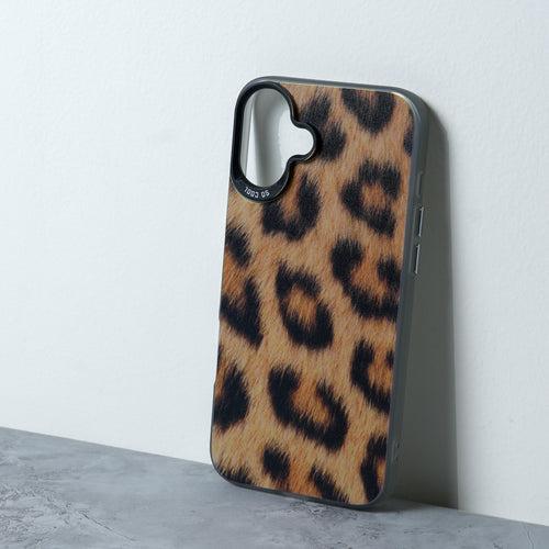 Chokore Cheetah Stamp Cover (Brown) for iPhone