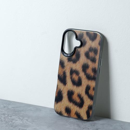 Chokore Cheetah Stamp Cover (Brown) for iPhone