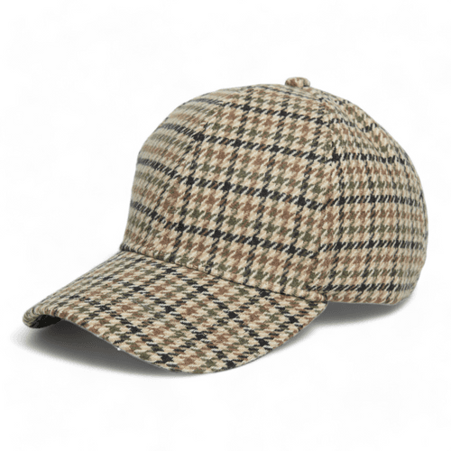 Chokore Autumn Herringbone Pattern Baseball Cap (Light Brown)