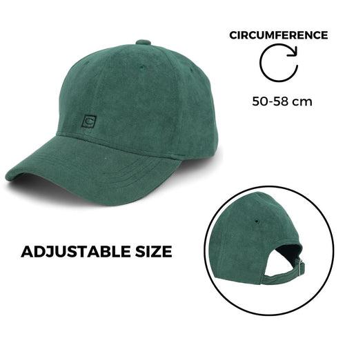 Chokore Structured Suede Baseball Cap (Green)