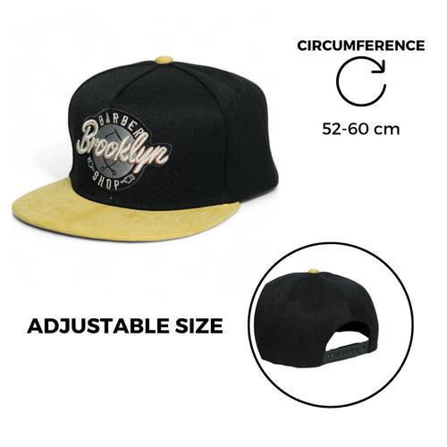 Chokore Flat Brim Embroidered Outdoor Cap (Black)