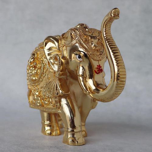 Vastu Elephant In Gold Finish by Satgurus