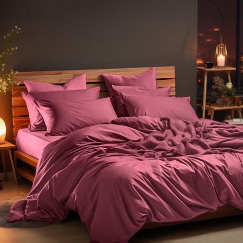 Caldezonia Mercerised 100% Cotton Bedsheet in Solid Colors - 300 TC