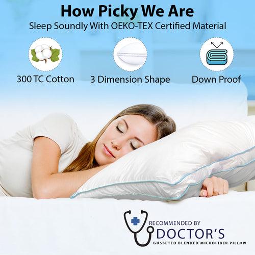 Artemis High Quality Doctor's Recommended Gusseted Pillow