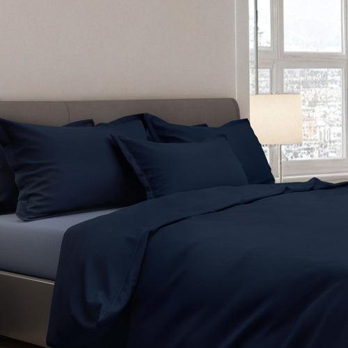 Caldezonia Mercerised 100% Cotton Bedsheet in Solid Colors - 300 TC