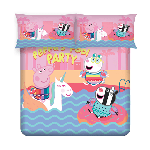 Kids Double Bedsheet & Cushion Combo