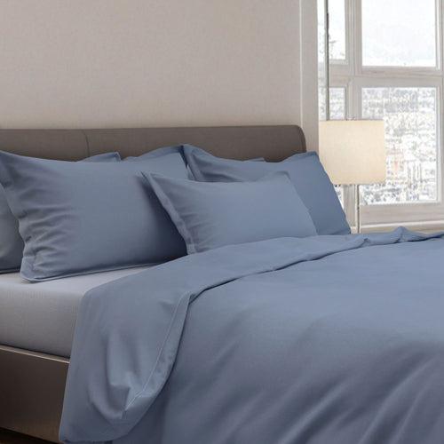 Caldezonia Mercerised 100% Cotton Bedsheet in Solid Colors - 300 TC