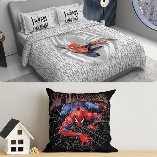 Kids Double Bedsheet & Cushion Combo