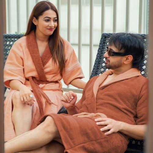 Anatolia Cotton Bathrobe Set For Couples