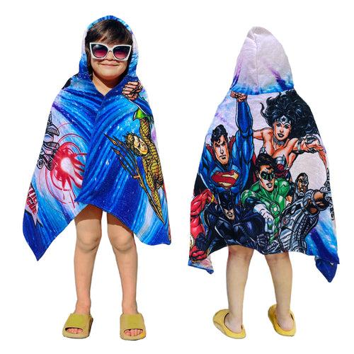 Justice League Kids Hooded Towel in 400 GSM