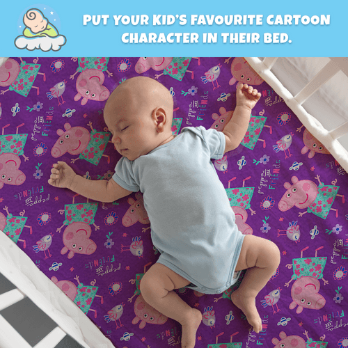 Peppa Pig Dry Sheet For Kids - Waterproof & Washable