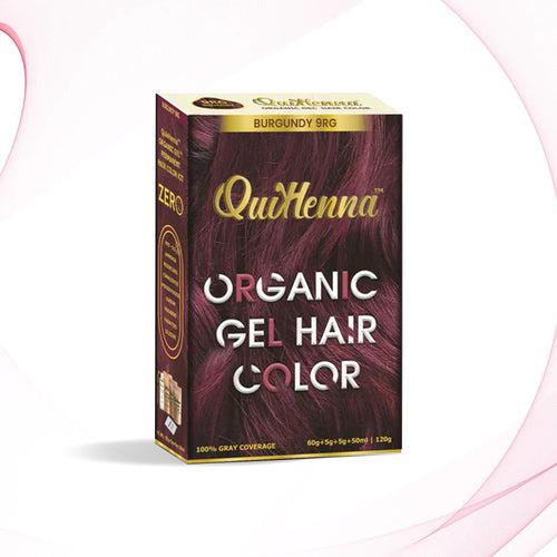 Quikhenna Organic Gel Hair Color 120 Gm - 9RG BURGUNDY