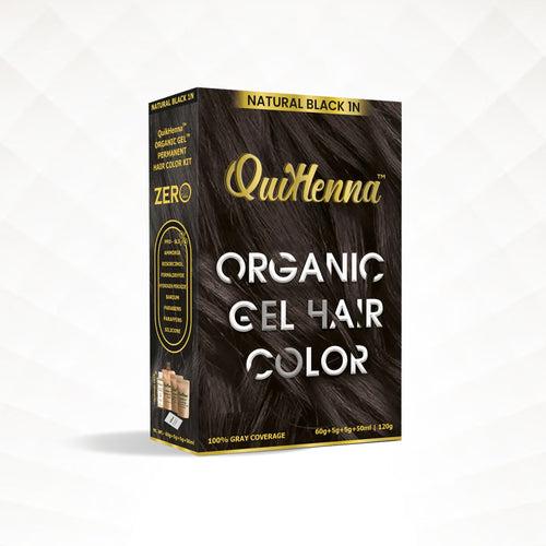 Quikhenna Organic Gel Hair Color 120 Gm - 1N Natural Black